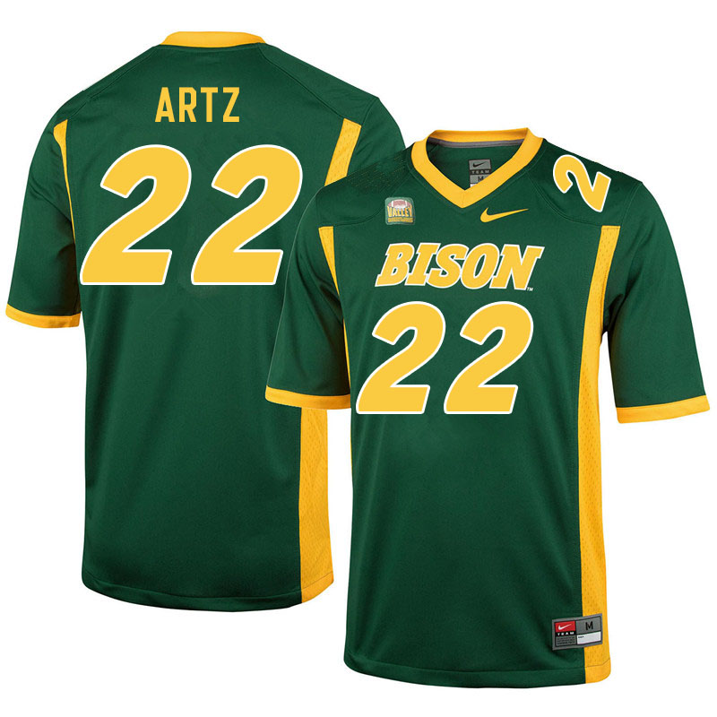 Men #22 Hudson Artz North Dakota State Bison College Football Jerseys Stitched-Green Men #22 Hudson Artz North Dakota State Bison College Football Jerseys Stitched-Green